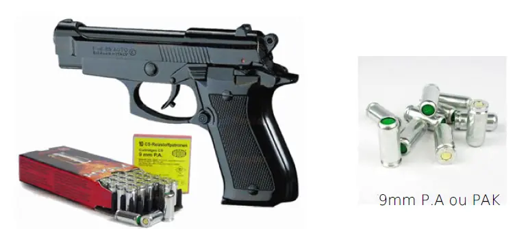 pistolet d'alarme