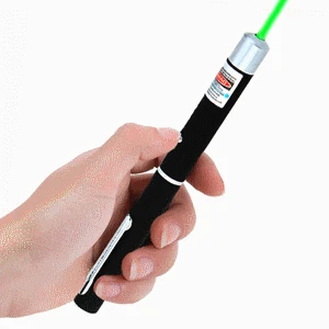 Pointeur laser vert autorisé