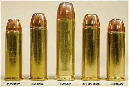 Munitions armes de poing
